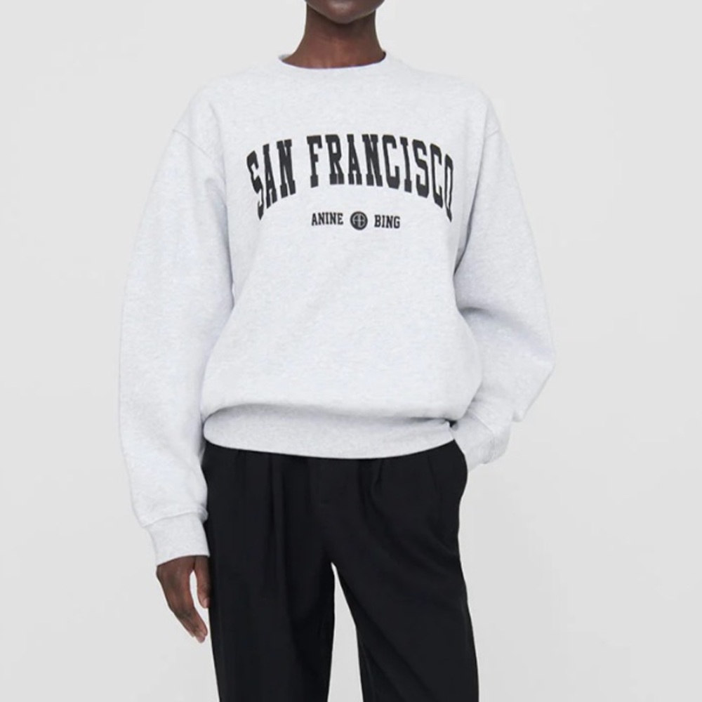 Exclusive Anine Bing Ramona San Francisco sweatshirt